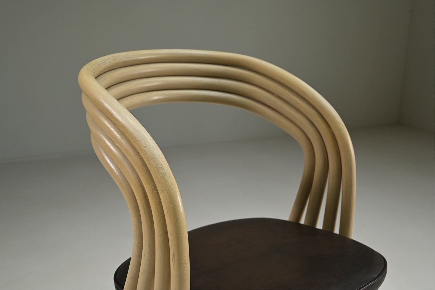Rattan Dining Chairs, Italy, 1980s, Set Of 4 photo vintage