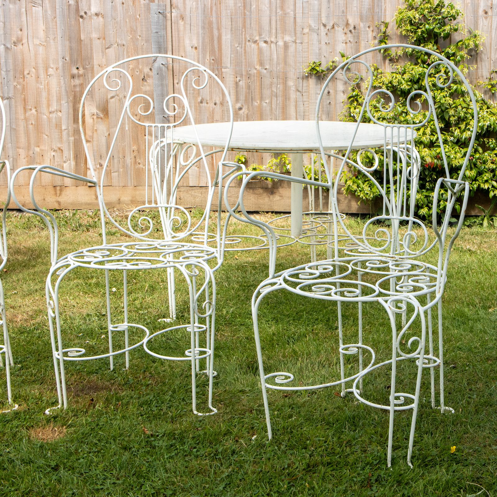 Set Of Four Italian Garden Chairs photo for sale