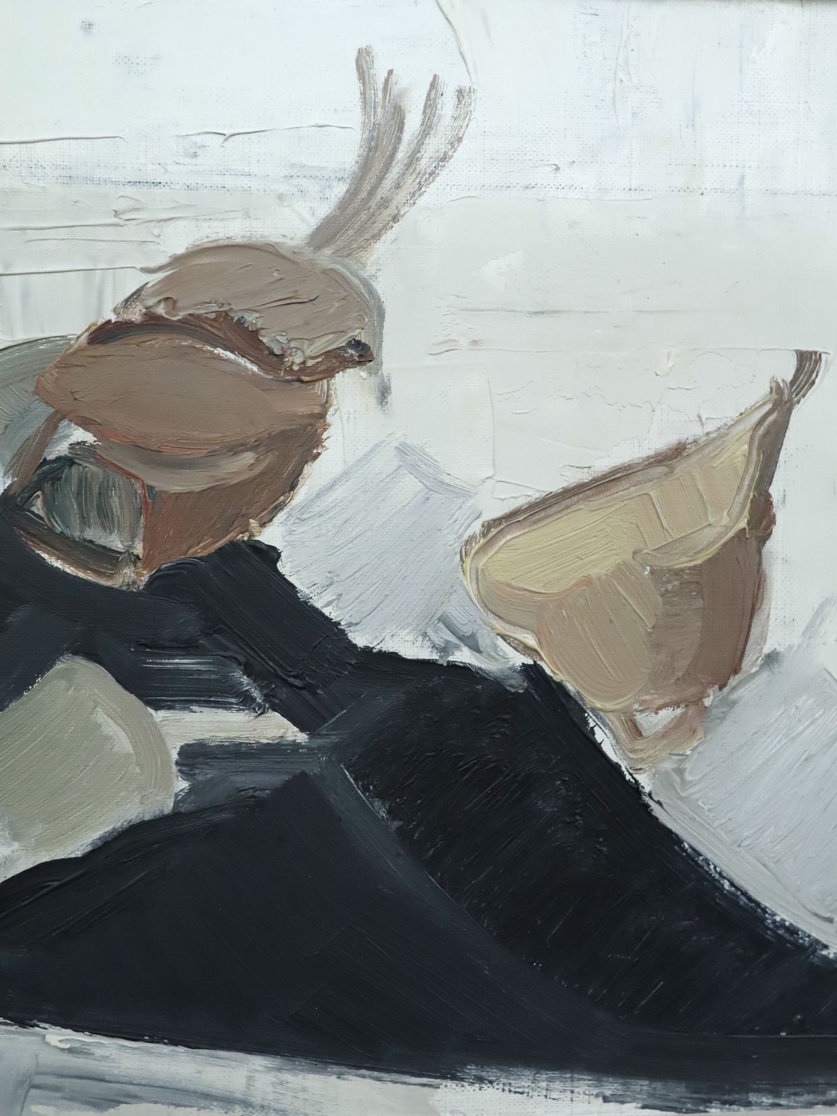 Tabletop Forms  Oil Painting, Mid 20th Century photo 572.0