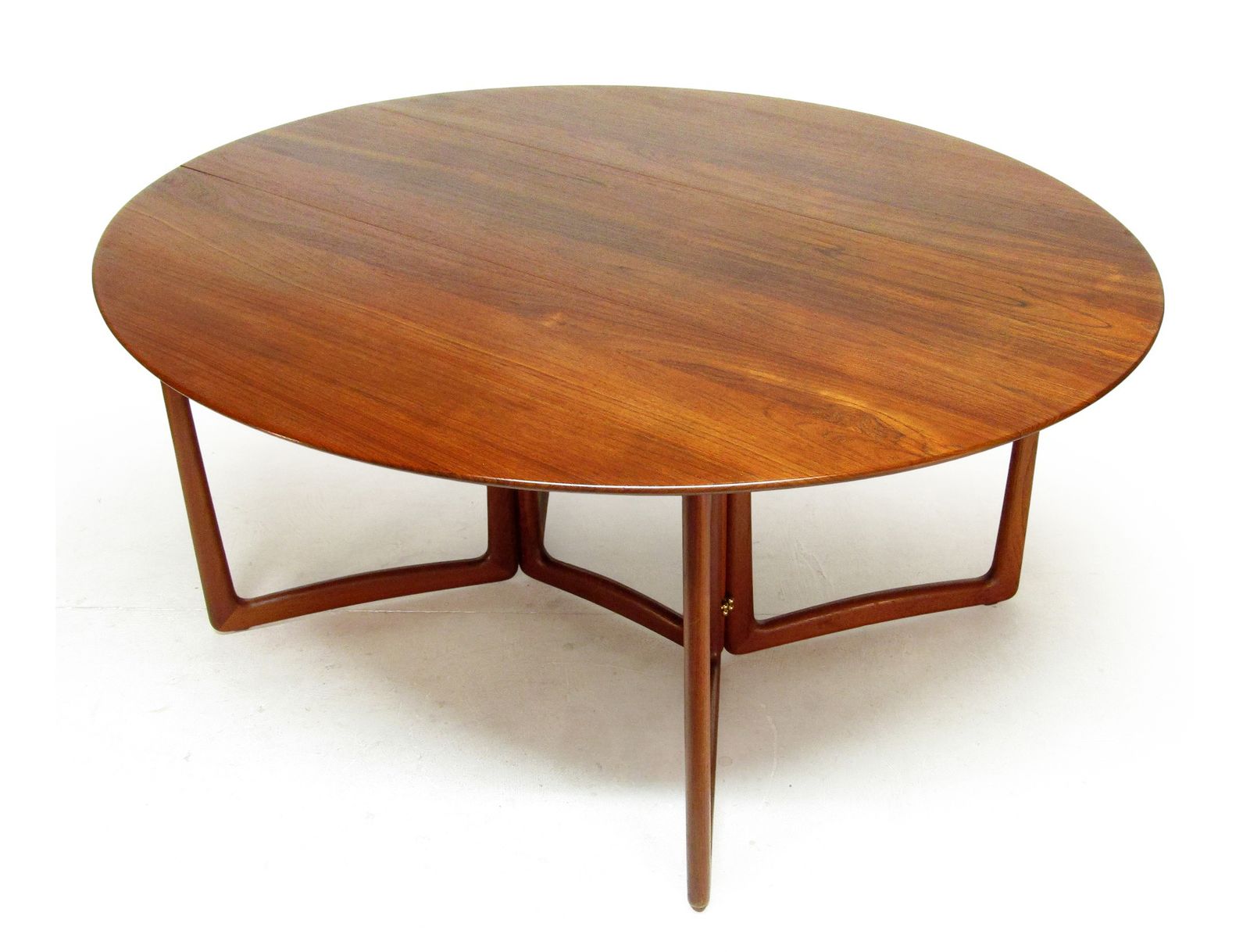 Danish Gateleg Dining Table & Five Chairs Set In Teak By Peter Hvidt & Poul Hundevad photo furniture