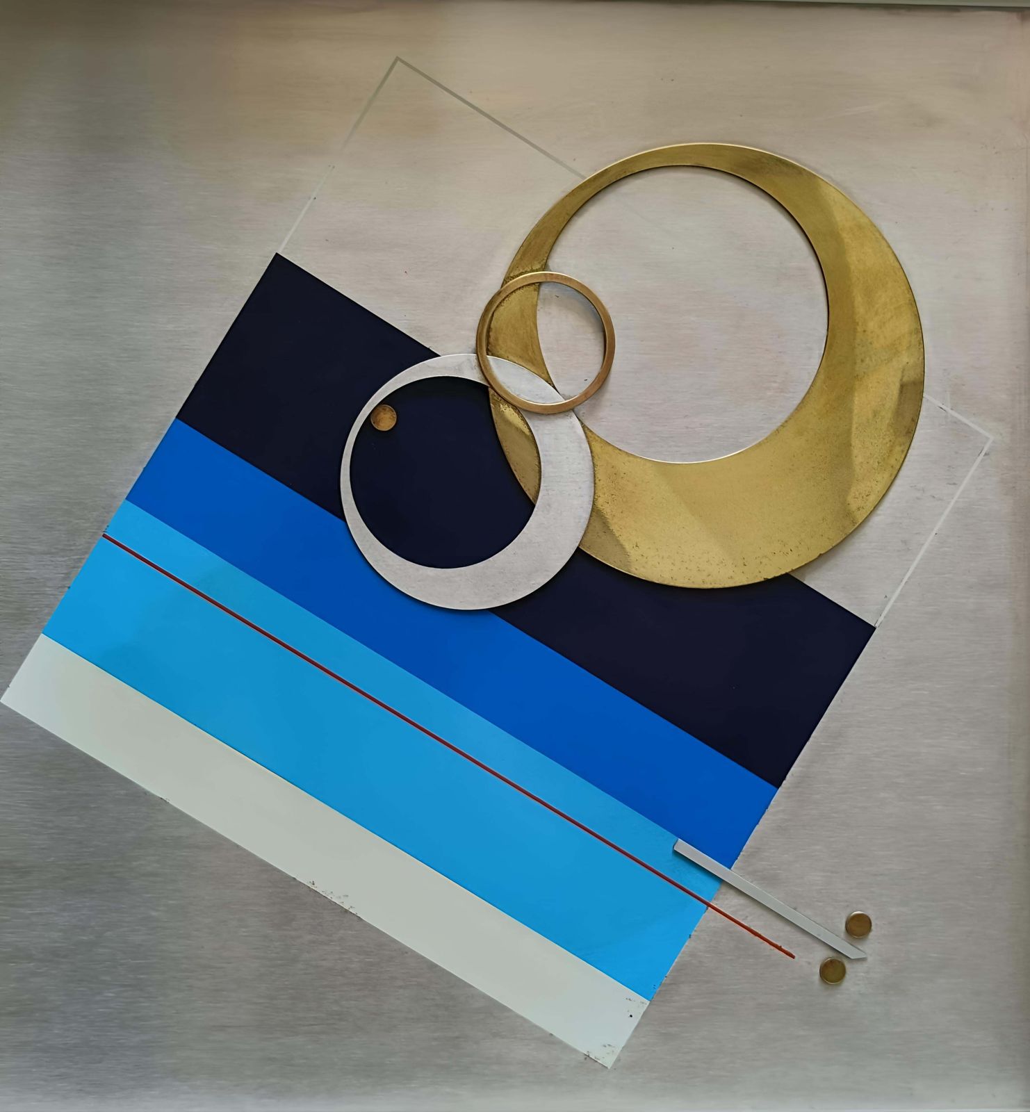 Prospective   Siro Covey For Studio Zero Milan Serigraphy On Steel, Italy 19 photo for sale