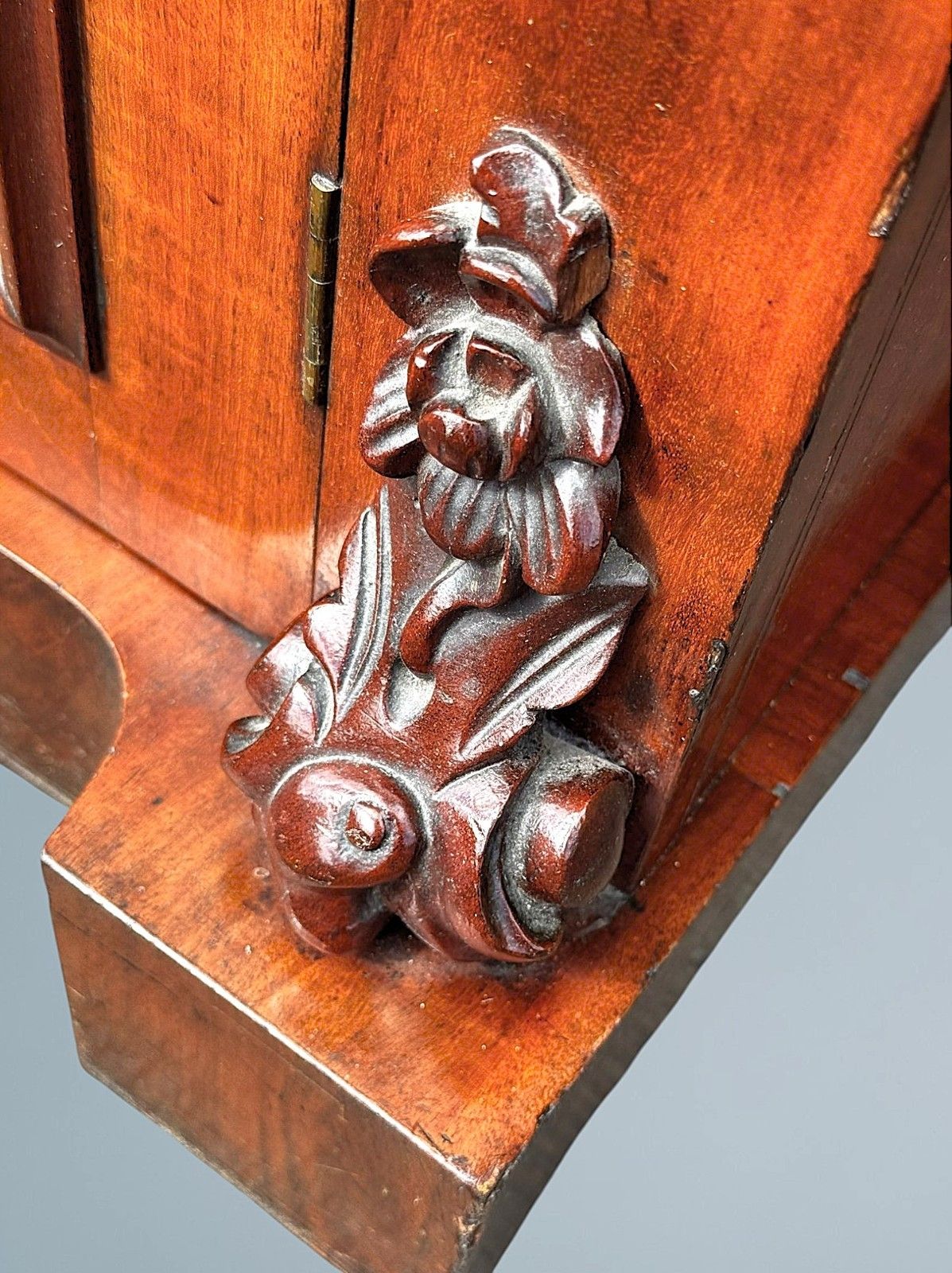 photo for sale A Large Impressive Victorian Figured Mahogany Bookcase
