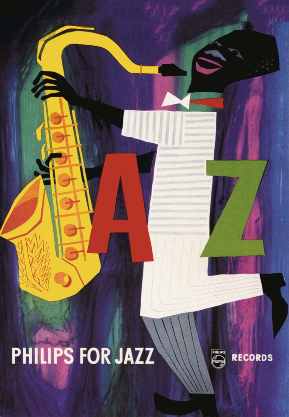 Vintage Philips Jazz Poster C1950s
