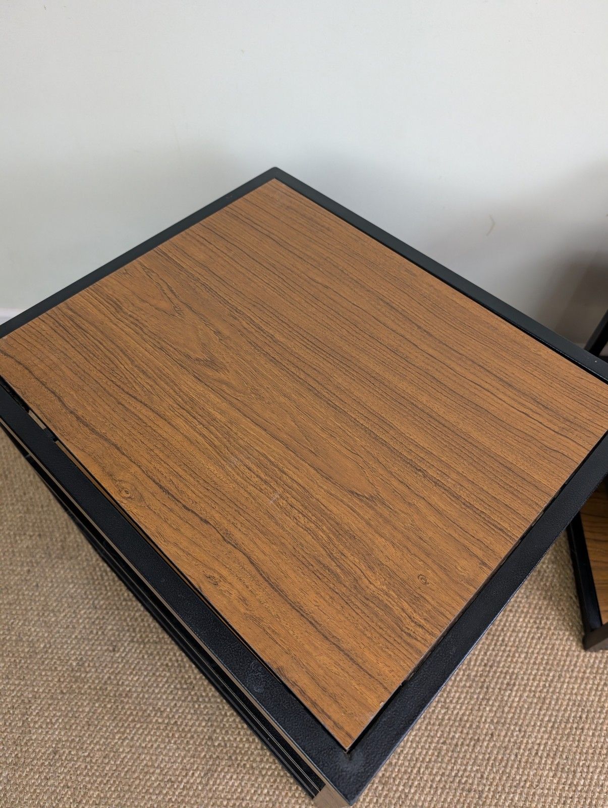 photo for sale Pair Of Apollo Hifi Speaker Separates Furniture Stand Black Teak Shelves Podium