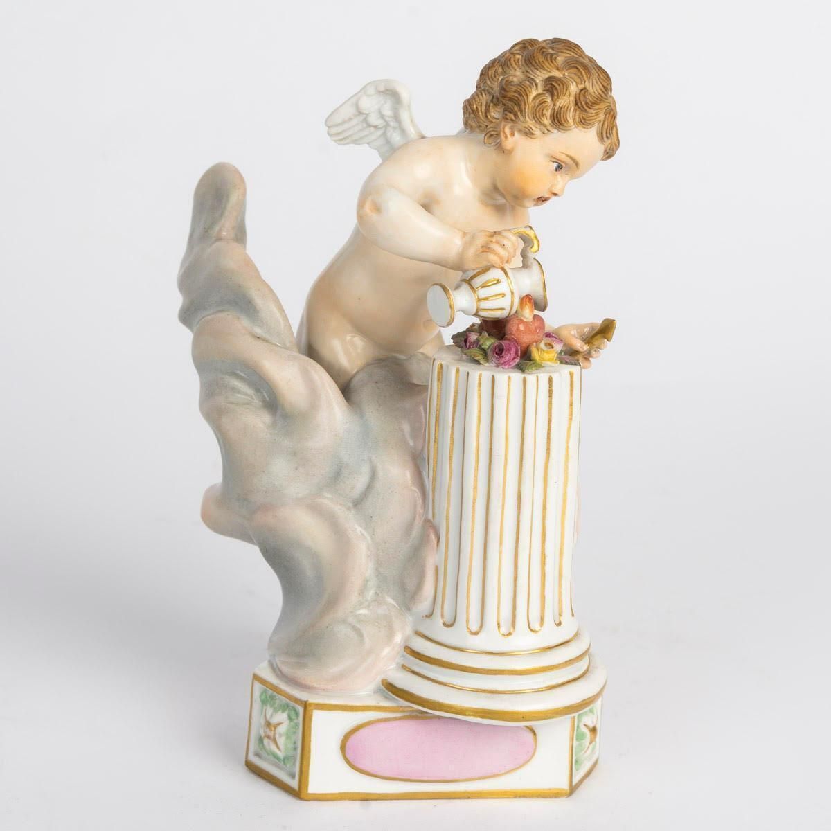 Meissen Porcelain Sculpture, 19th Century, Napoleon III Period. photo for sale