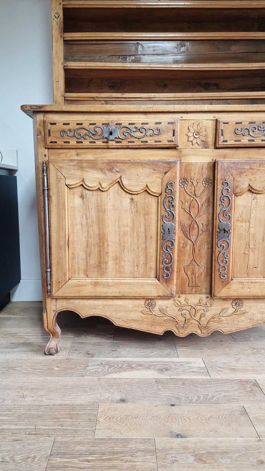 Antique Cherrywood French Dresser 18th Century photo buy