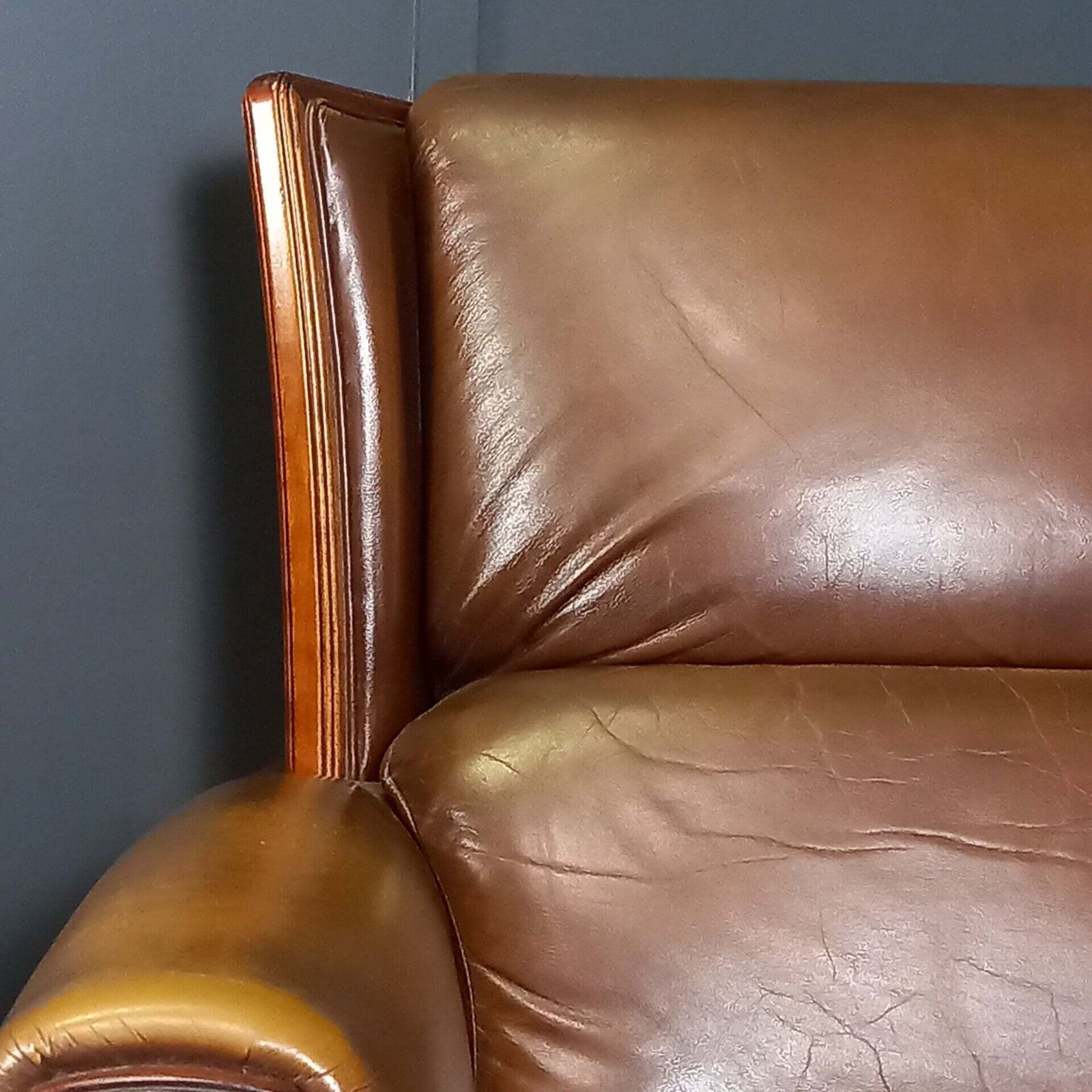 Furniture Sheep Leather Art Deco Club Armchair photo