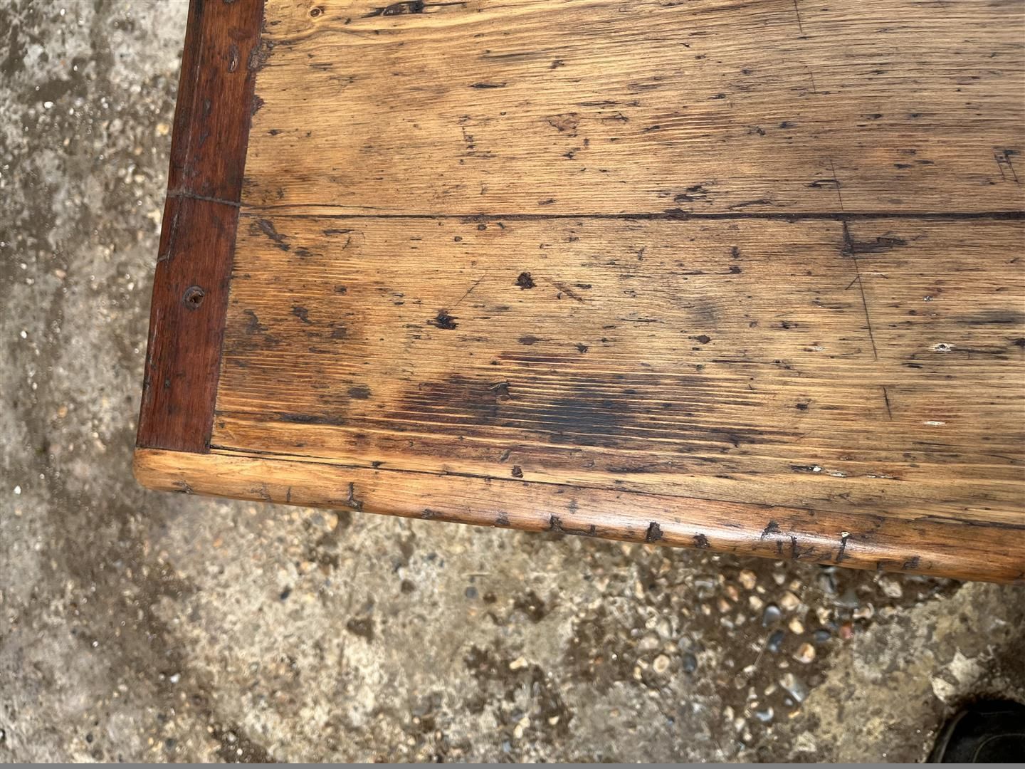 Large Antique Pine Blanket Box C.1900 photo Furniture