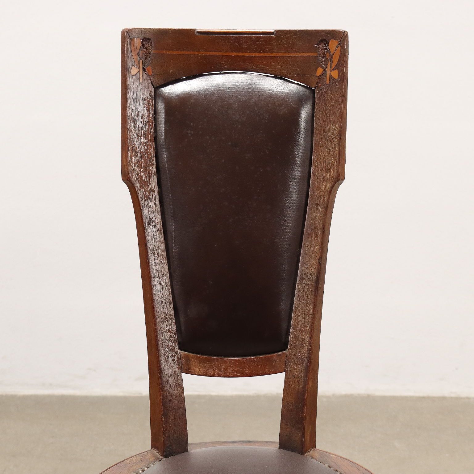 Stoelen Set Art Nouveau Mahonie Italië XX Eeuw photo for sale