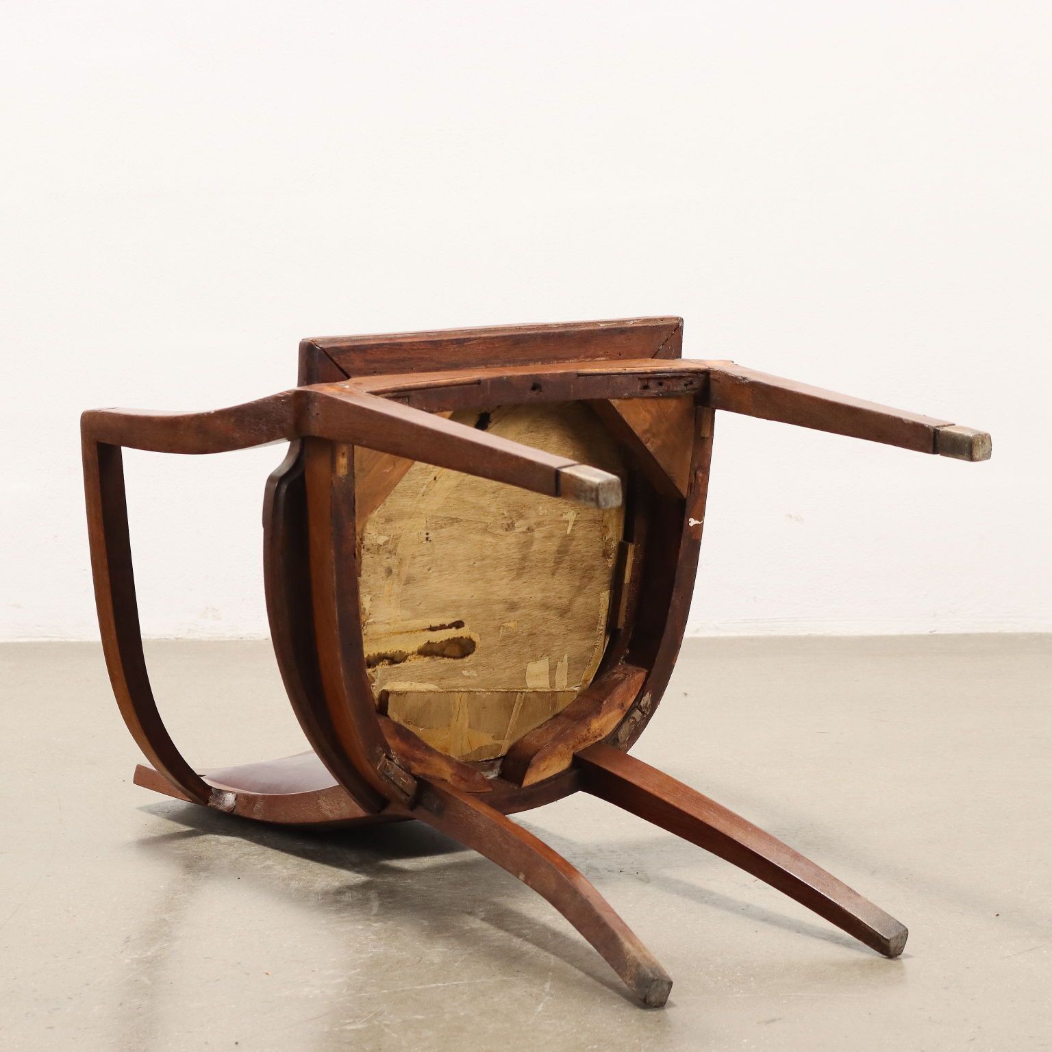 940.0 Stoelen Set Art Nouveau Mahonie Italië XX Eeuw photo