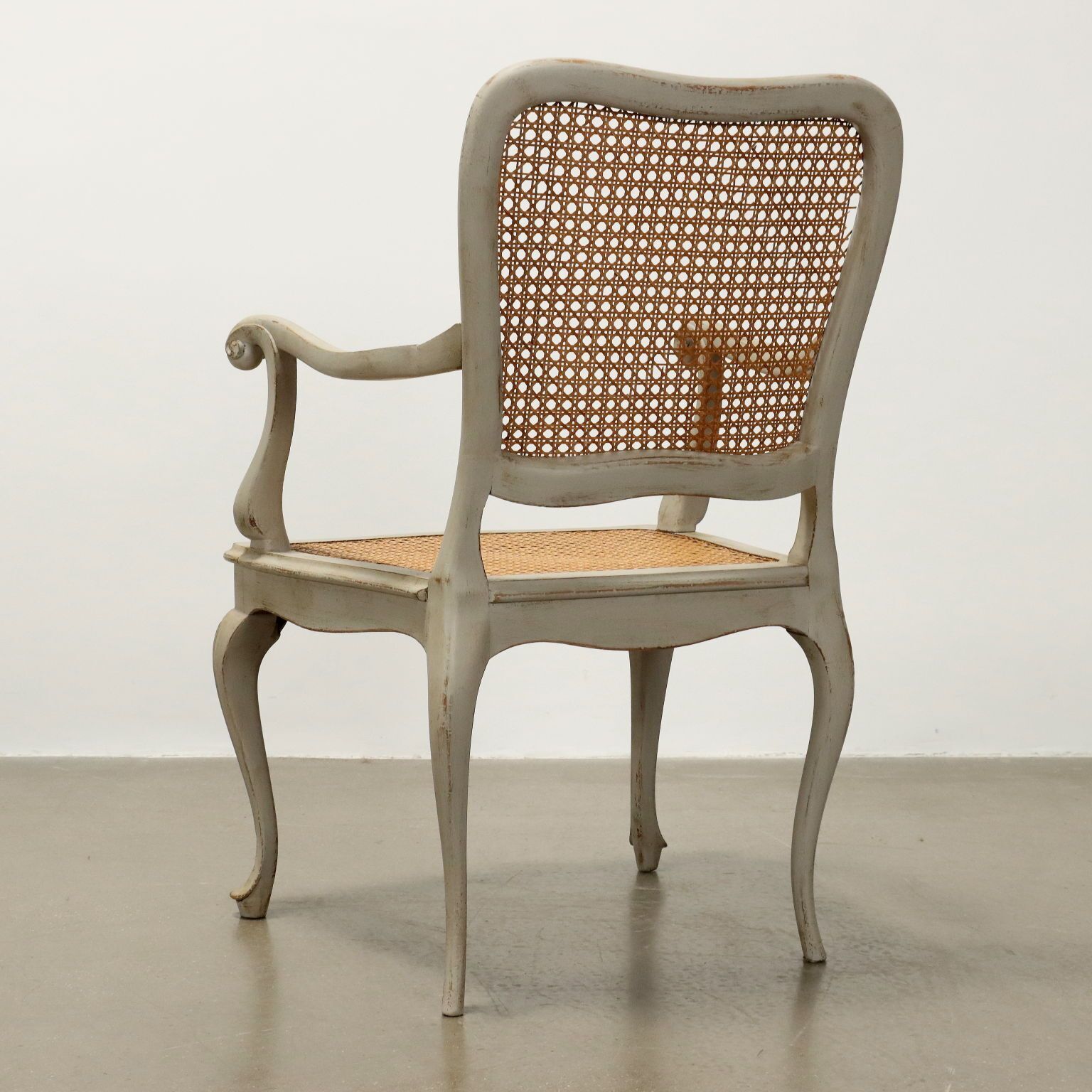 photo for sale Armchairs Baroque Style Lacquered Wood XX Century