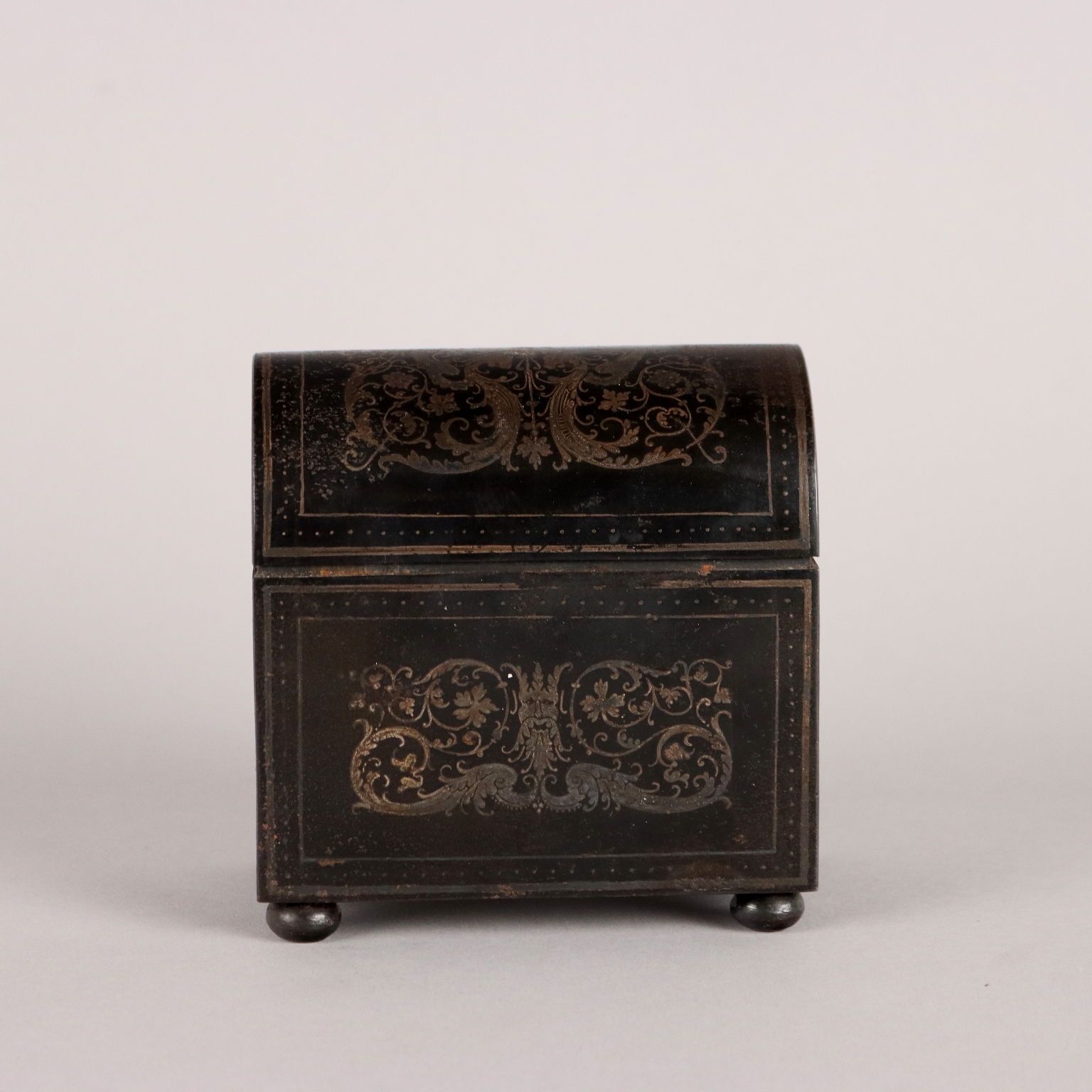 Jewelry Casket Neo Renaissance Iron Italy XIX Century photo for sale