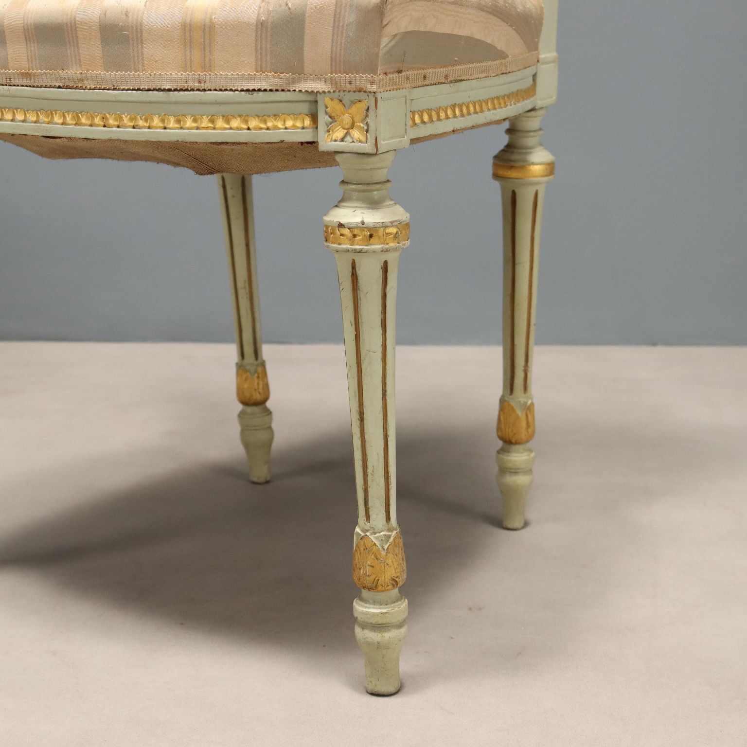 Chairs Neoclassical Style Lacquered Carved Wood XIX Century photo buy