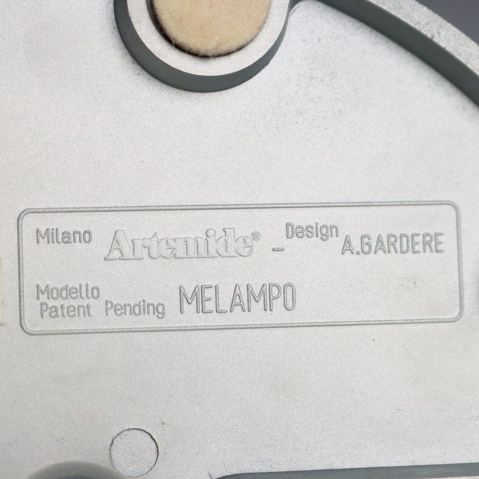 Artemide Melampo Lamp Vintage Design A. Gardere Italy 2000s photo vintage