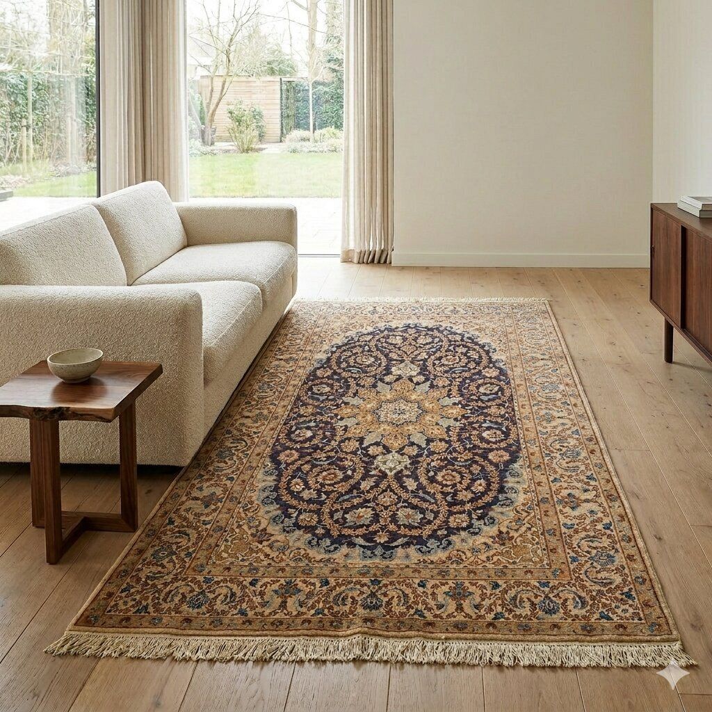 Antique Asian Carpet Cotton Wool 103 X 60 In photo furniture