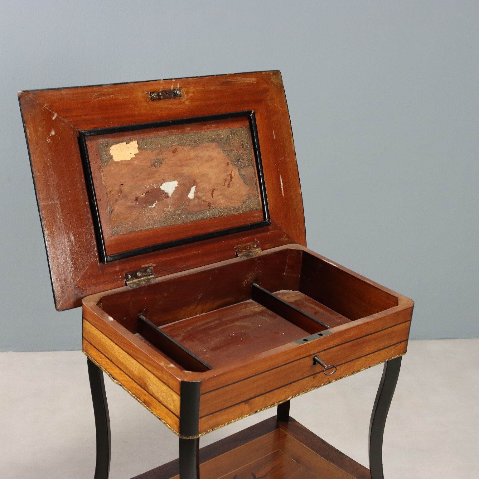 Antique Sewing Table Various Wood Essences XIX Century photo Furniture