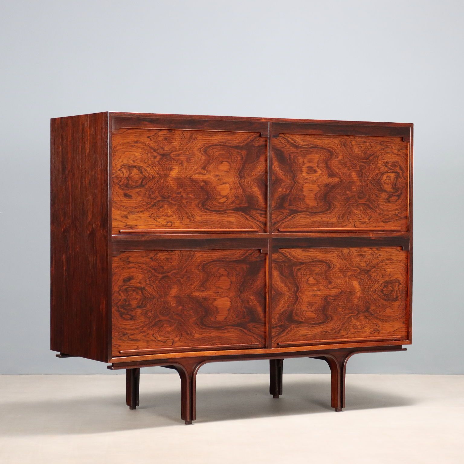 Vintage Highboard Bernini 504 Design Gianfranco Frattini 1960s
