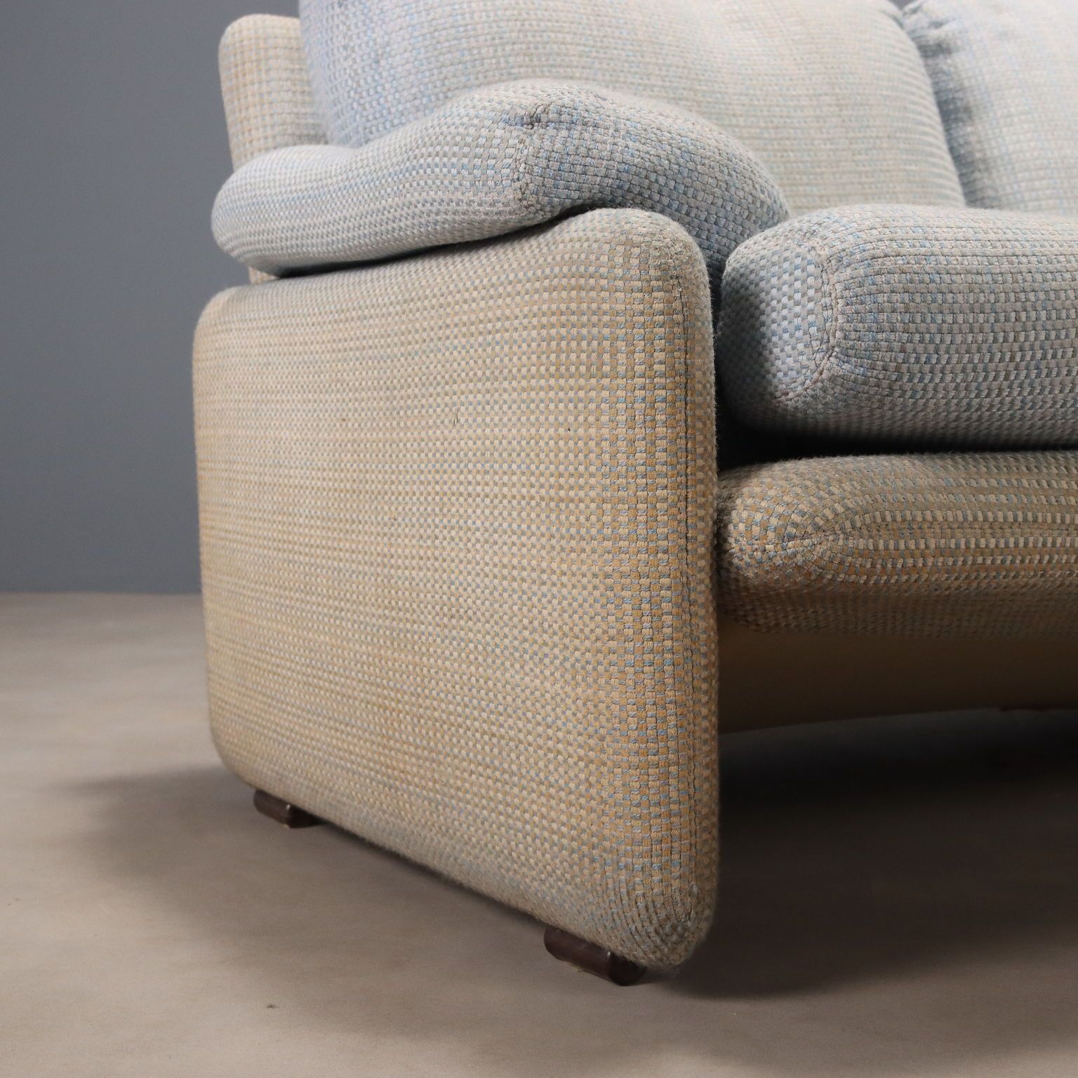Vintage Sofa B&B Coronado Fabric Design Tobia Scarpa 1970s photo 640.0