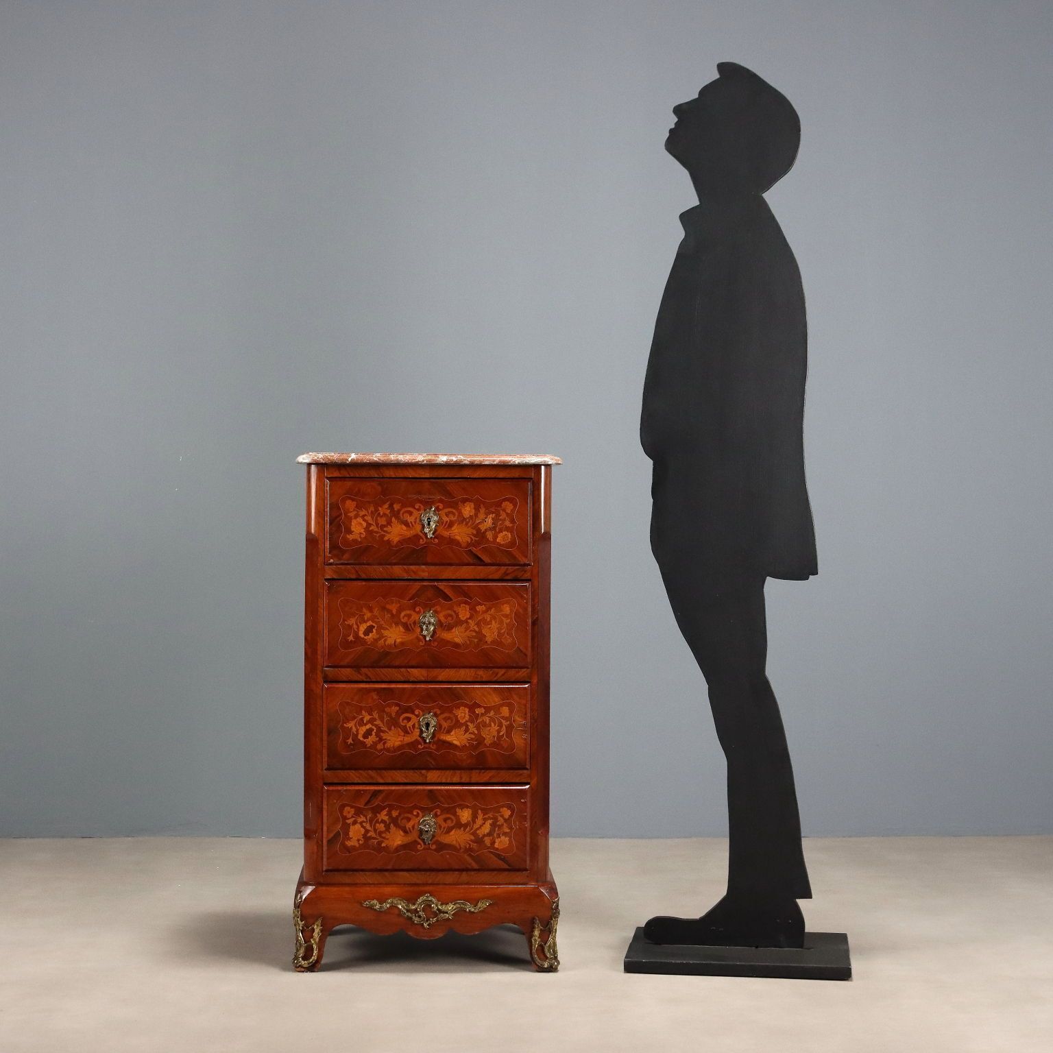 Cabinet d'époque Napoléon III en bois de violette, XIXe siècle photo furniture