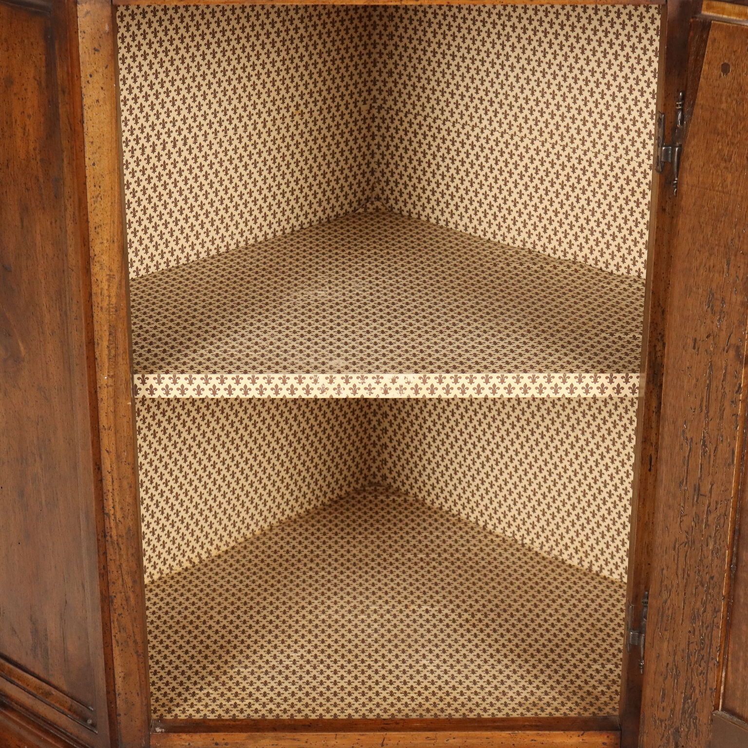Antique Corner Cabinet Baroque Style Walnut Mid XX Century photo 490.0
