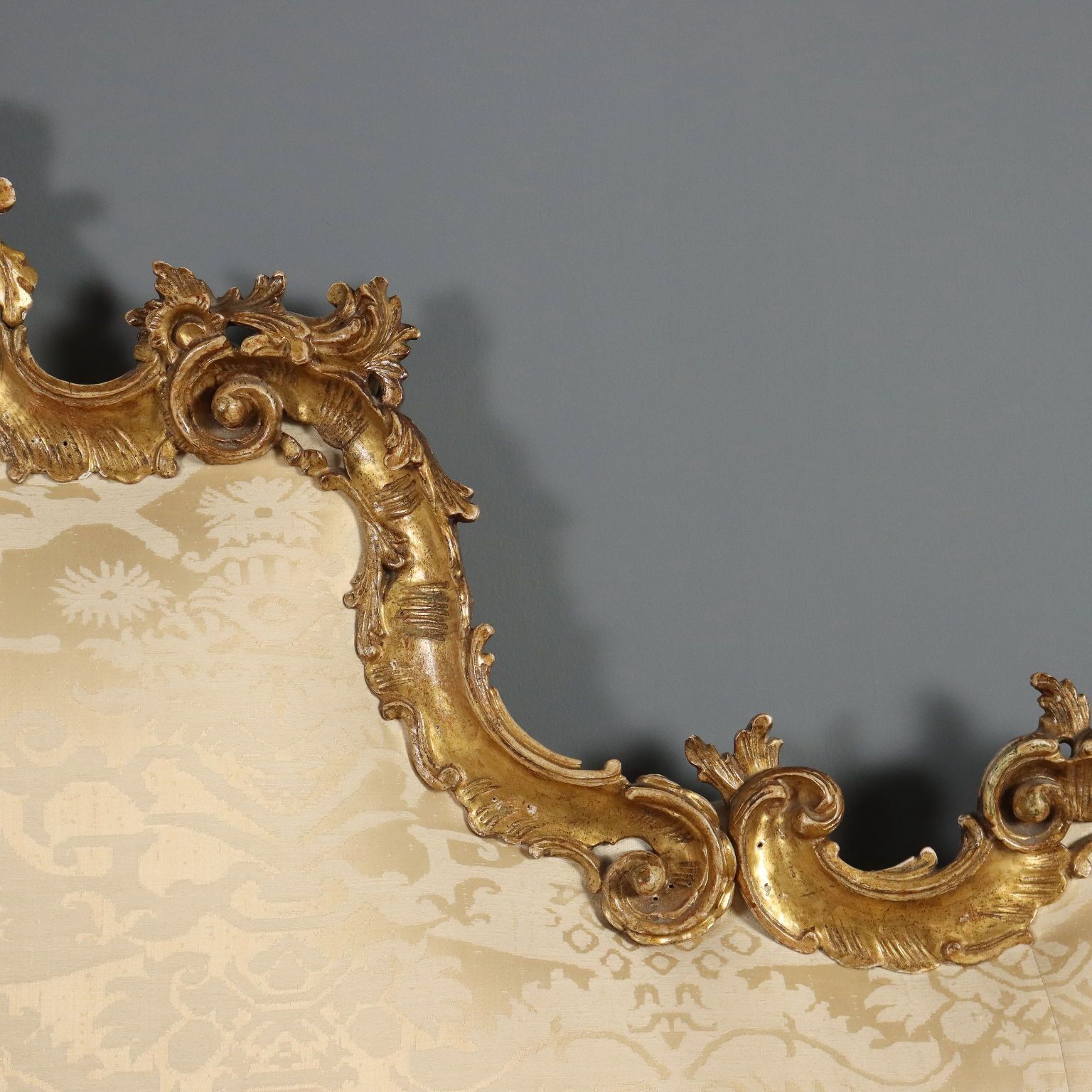 Antique Headboard Carved Lacquered Wood XX Century photo buy