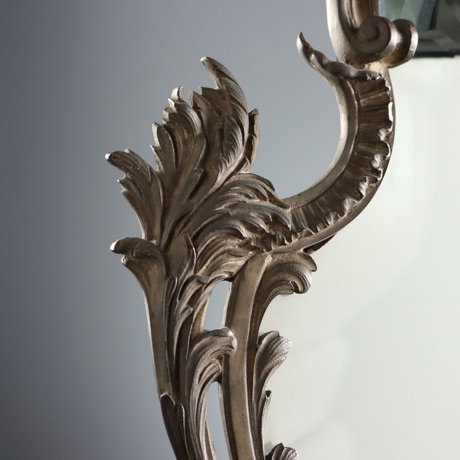 Miroir de table de style rococo en bronze, XIXe-XXe siècle photo Décoration