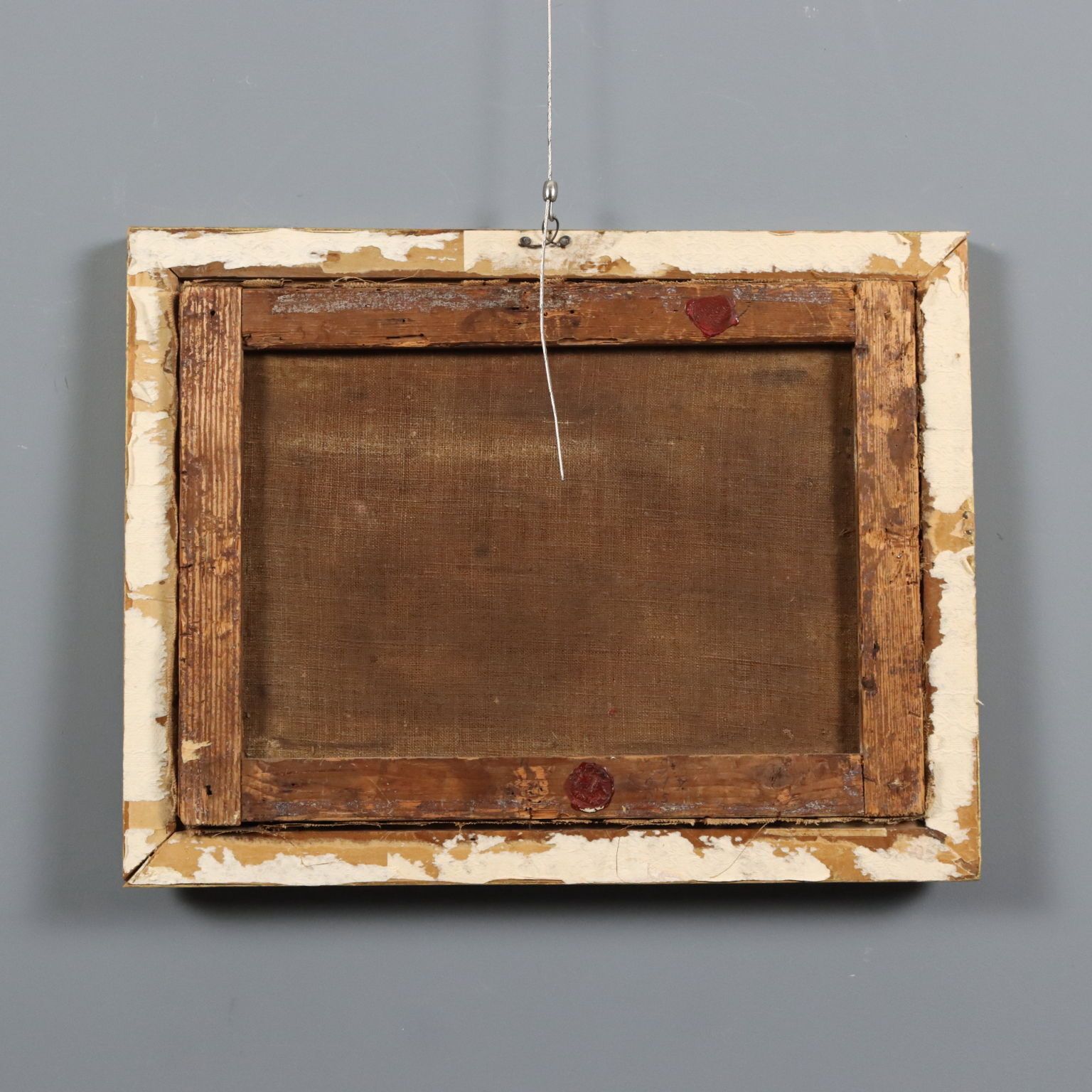 photo furniture Antiek schilderij, architectonische folly, olieverf op doek, 18e eeuw