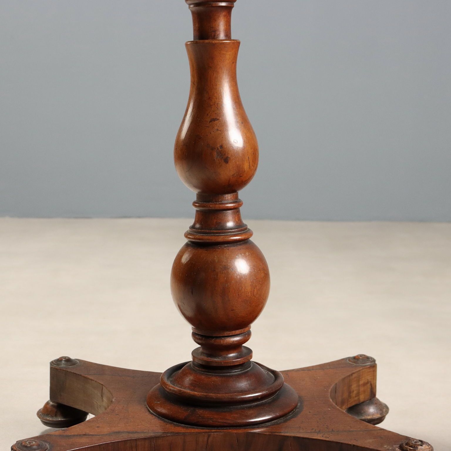 photo furniture Small Antique Table Wood With Drawer Italy XIX Century