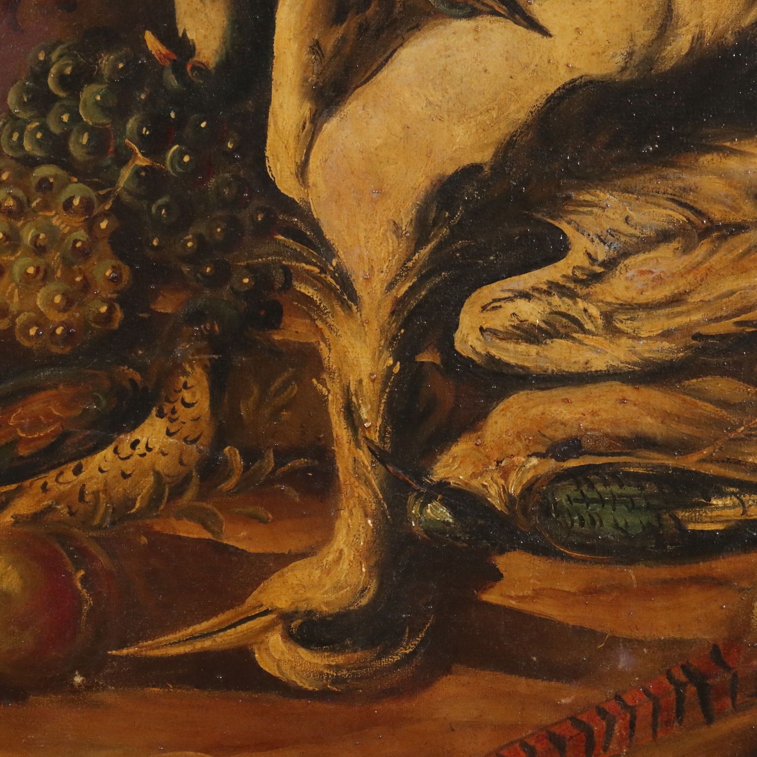 Modern Painting Composition With Game Oil On Canvas XX Century photo 600.0