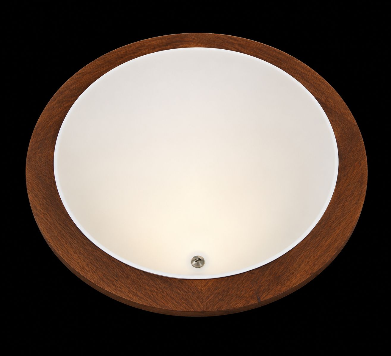 Ronde Teakhouten Spiegel, Jaren 1970 – Vintage, Diameter 70 Cm photo furniture