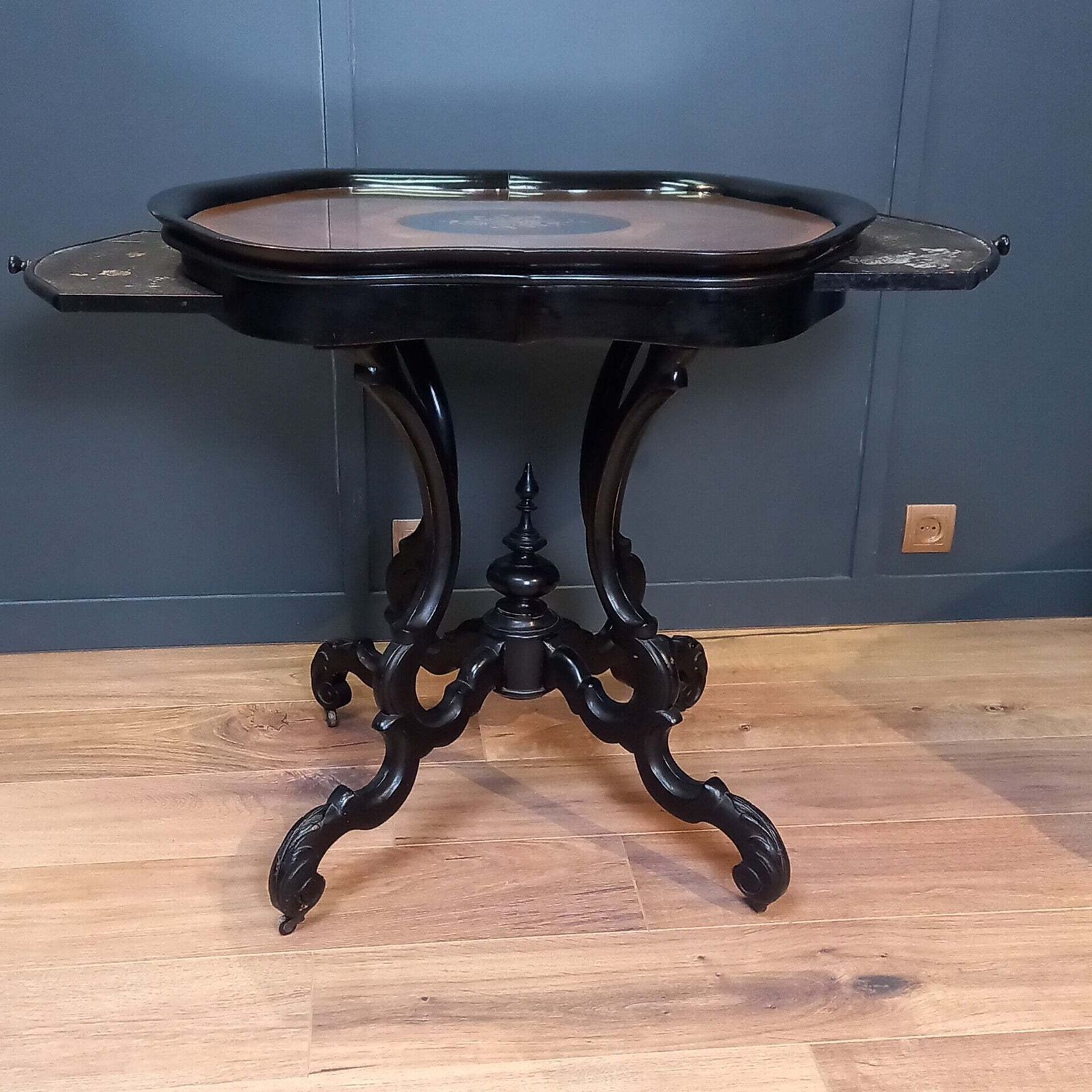 Antique Wine Table, Dutch William III In Horrix Style photo furniture