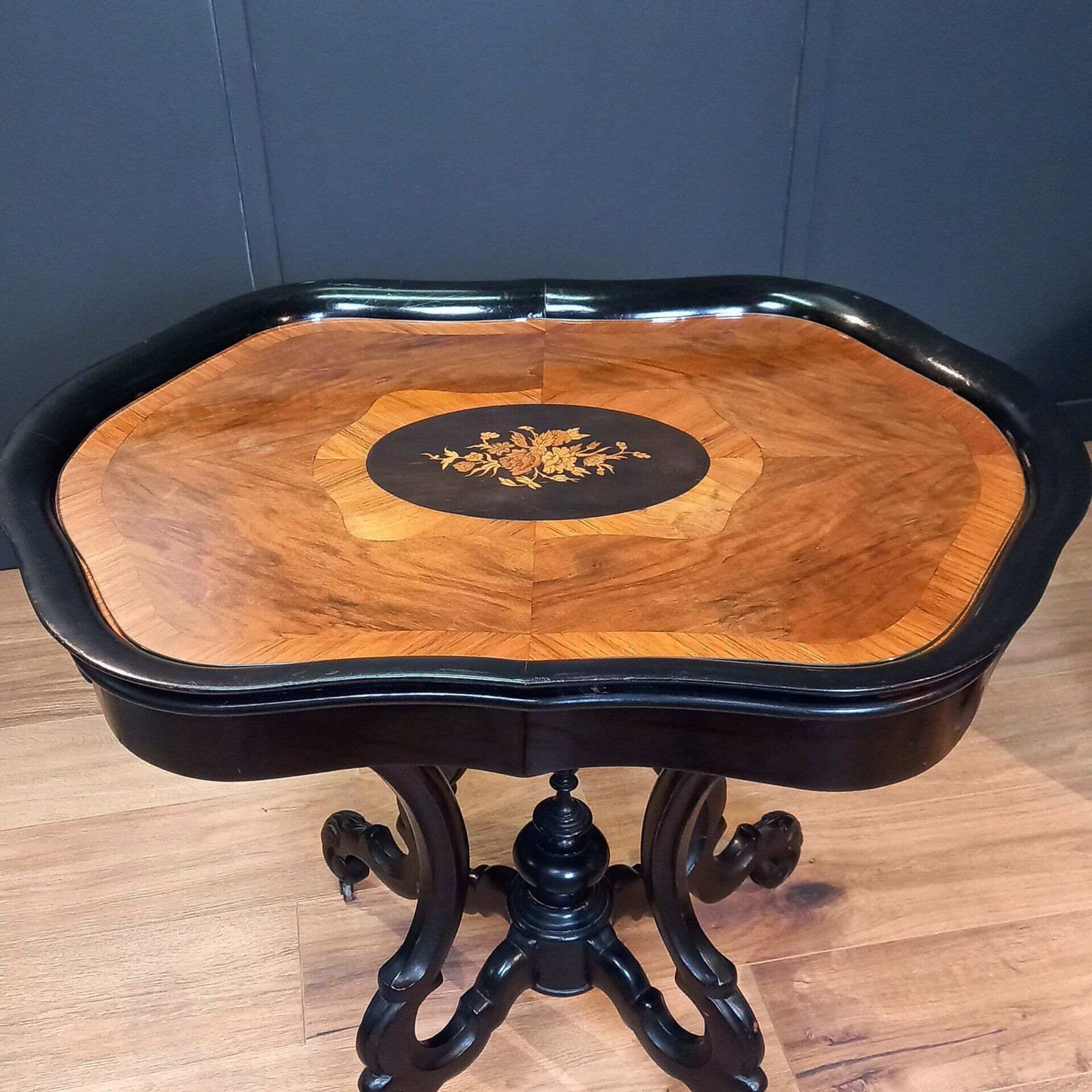 Antique Wine Table, Dutch William III In Horrix Style photo buy