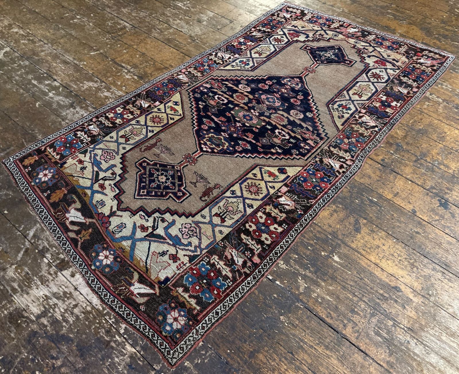 Antique Bidjar Rug 2.22m X 1.24m photo 2200.0