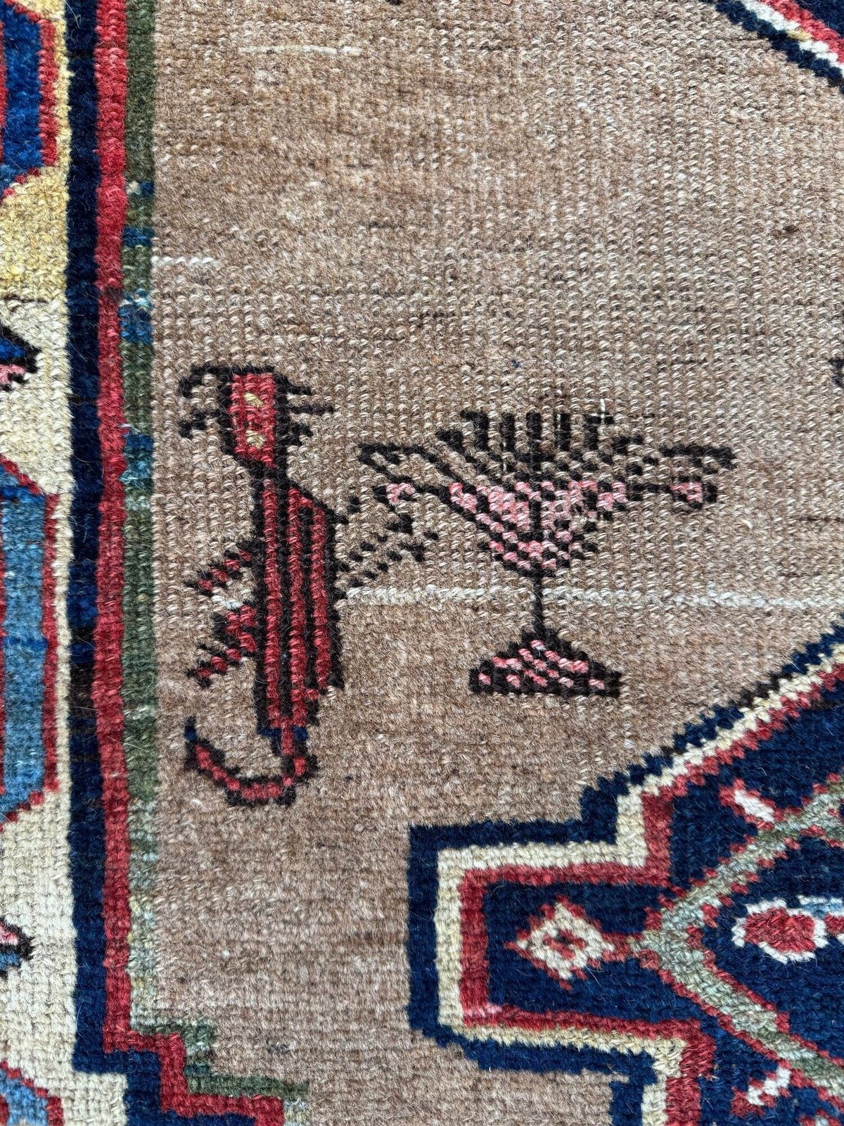 photo vintage Antique Bidjar Rug 2.22m X 1.24m