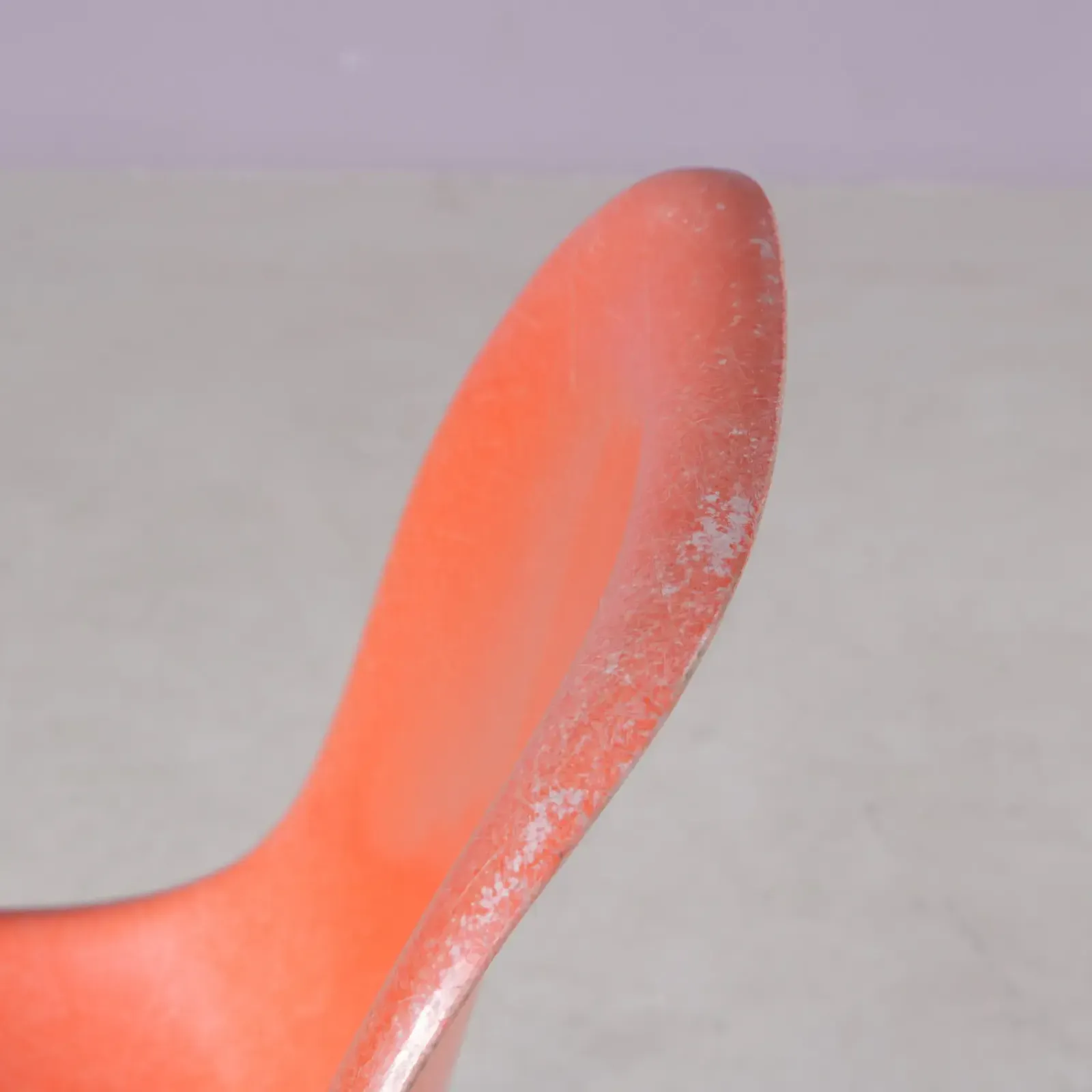1960s Dining Chairs In Orange Fiberglass / Charles & Ray Eames / Herman Miller, USA photo Furniture