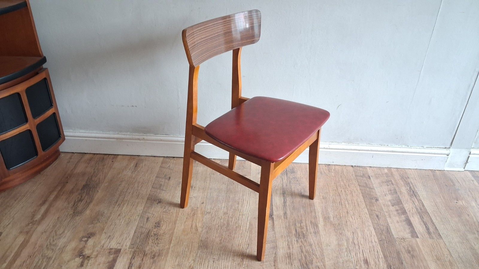 Original 1960's Mid Century Teak Kitchen / Dining Chairs photo vinterior
