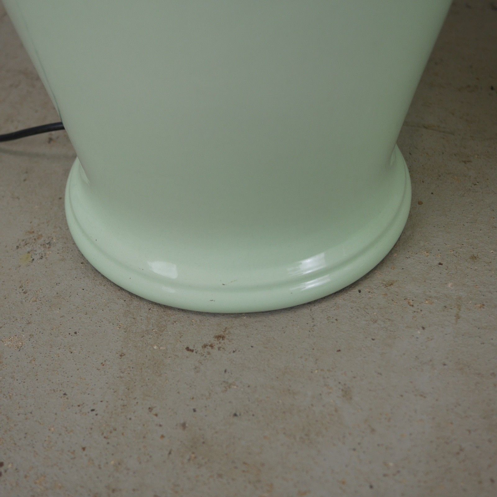 photo buy Pair Colossal Mint Green Art Deco Hollywood Regency Ceramic Lights Lamps #102268