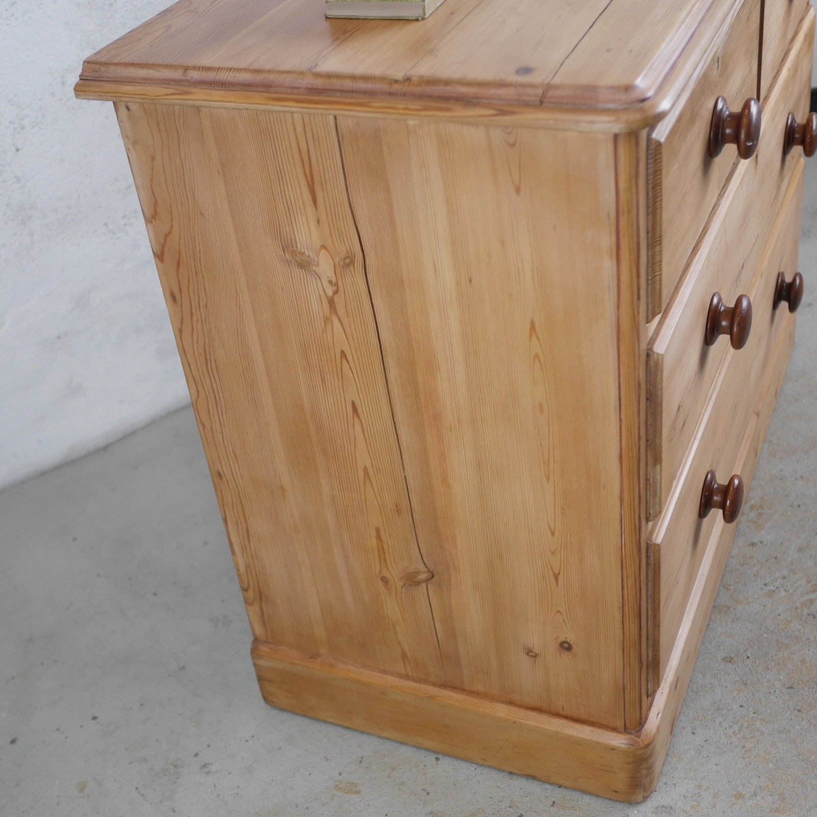 photo buy Antique 19th Century Victorian Stripped Pine Chest Of Drawers #103202