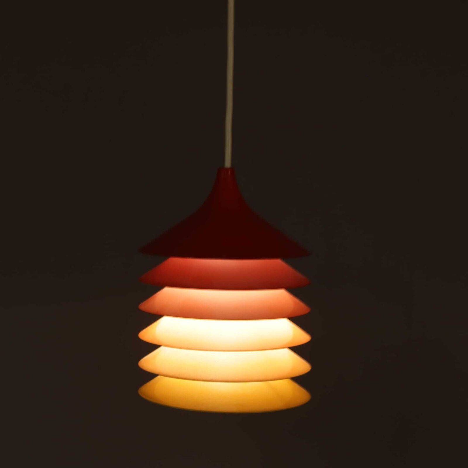 1970s Small Hanging Lamp Model Duett Bent Gantzel Boysen For Ikea Sweden photo vinterior