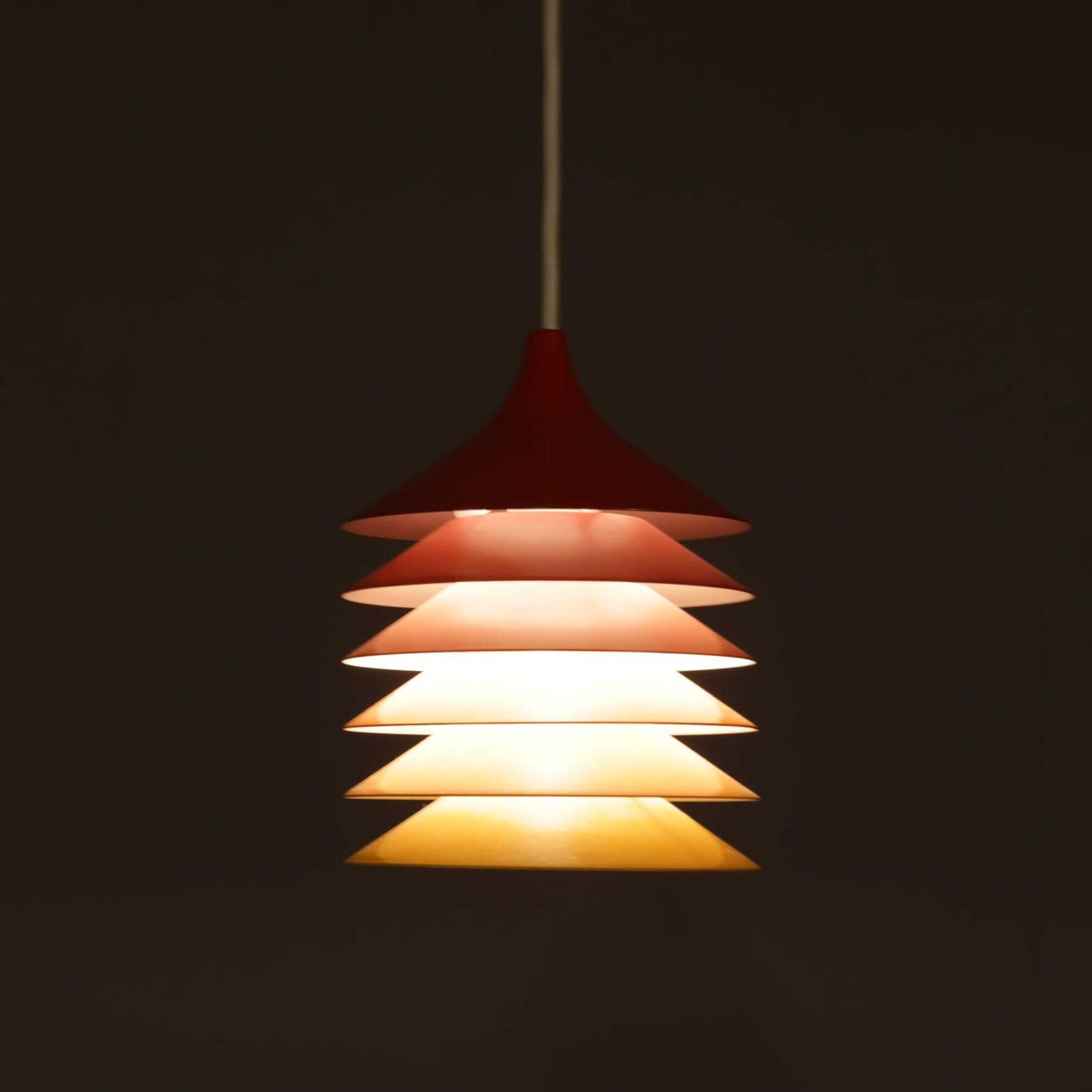 1970s Small Hanging Lamp Model Duett Bent Gantzel Boysen For Ikea Sweden photo vintage