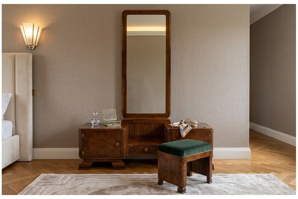 1940s Art Deco Dressing Table, Poland. After Renovation.