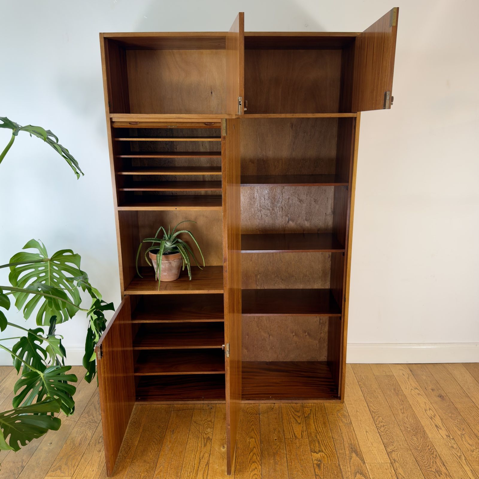 Mid Century Linen Press / Shelving Cupboard photo furniture