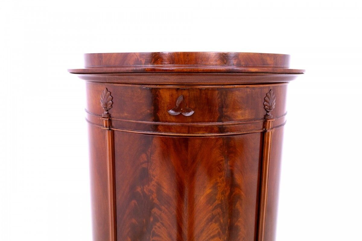 Interesting Biedermeier Pillar Chest Of Drawers, Northern Europe, Circa 1860. After Renovation. photo 1962.0