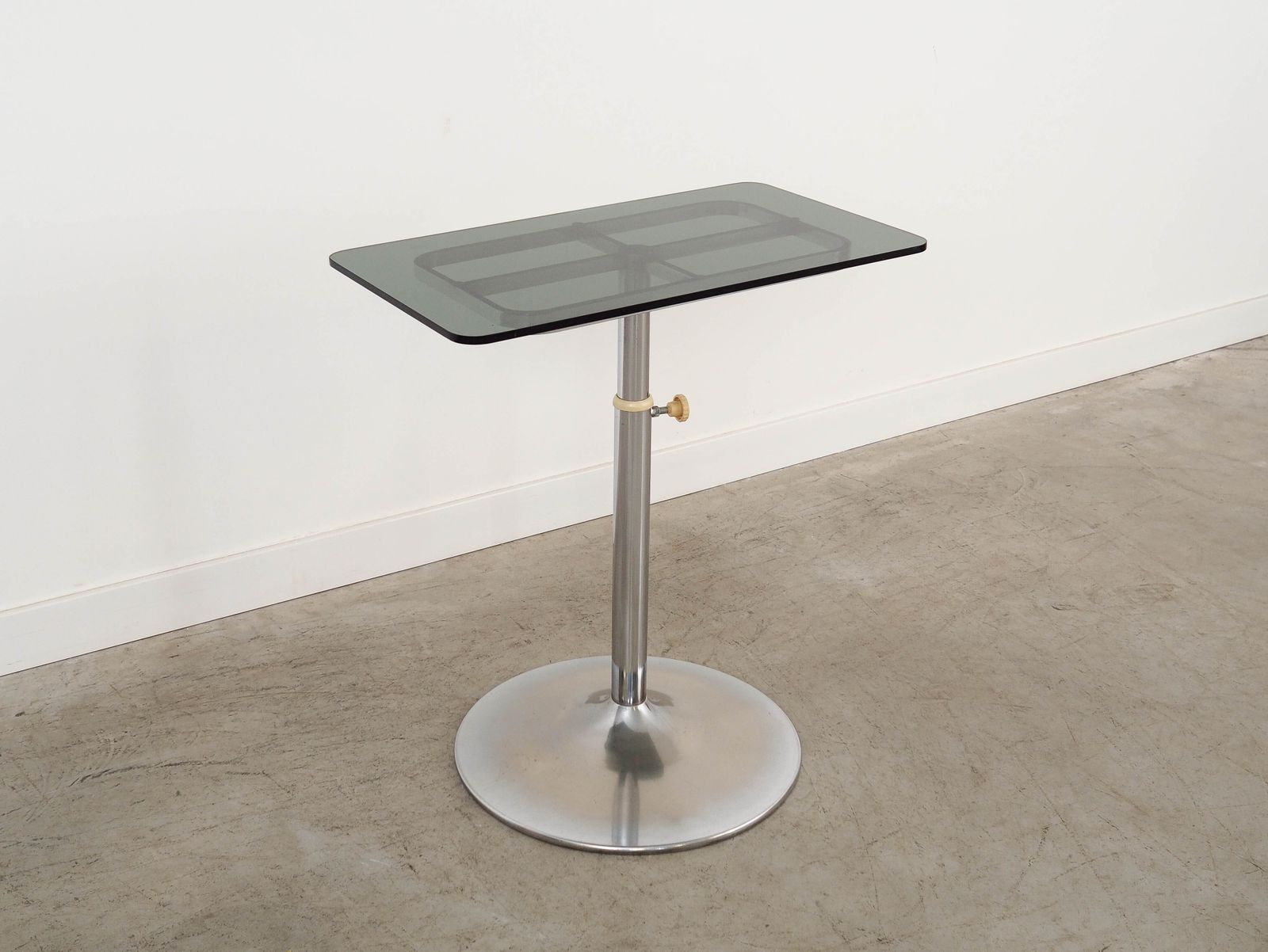 Glass Coffee Table, Italian Design, 1970s, Manufactured By Allegri photo for sale