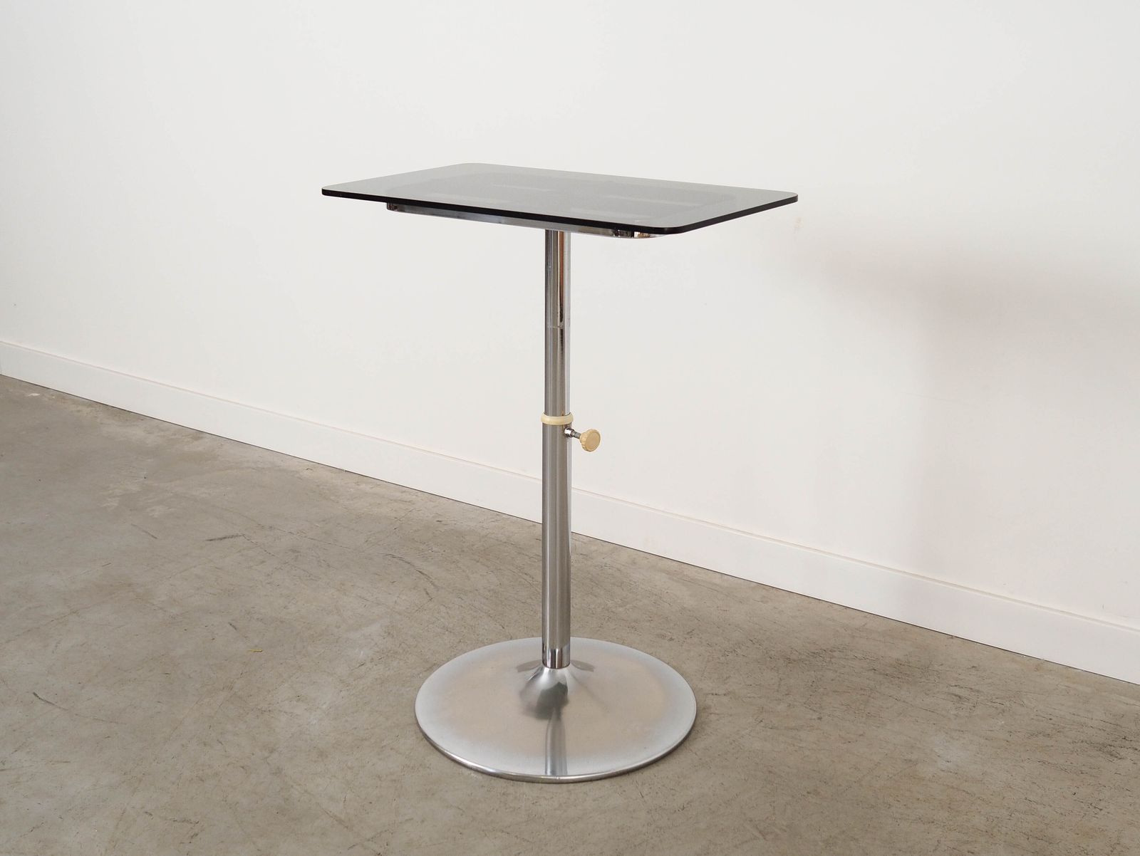 Glazen salontafel, Italiaans design, jaren 1970, geproduceerd door Allegri photo vinterior