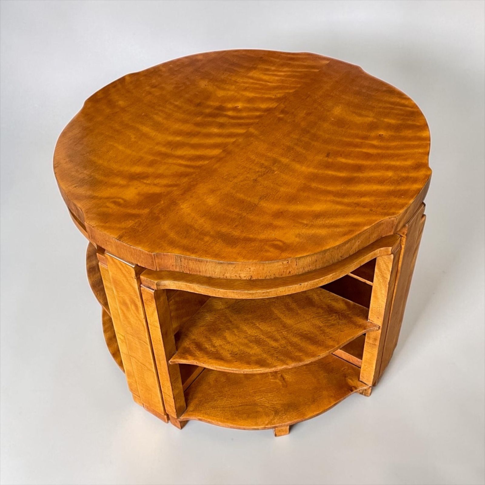 Art Deco Nest Of Five Tables photo vintage