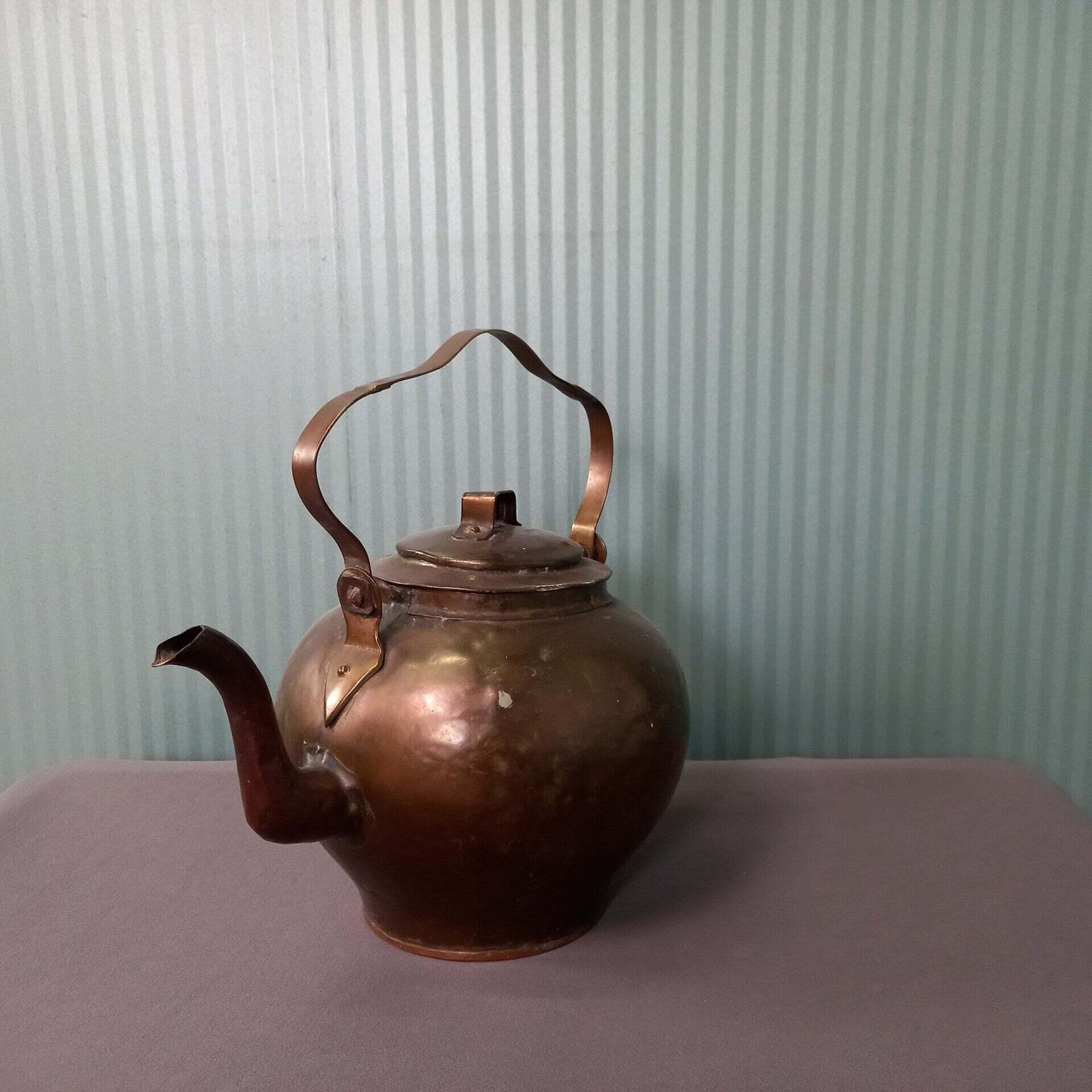 Antique Apple Kettle., 1800s photo furniture