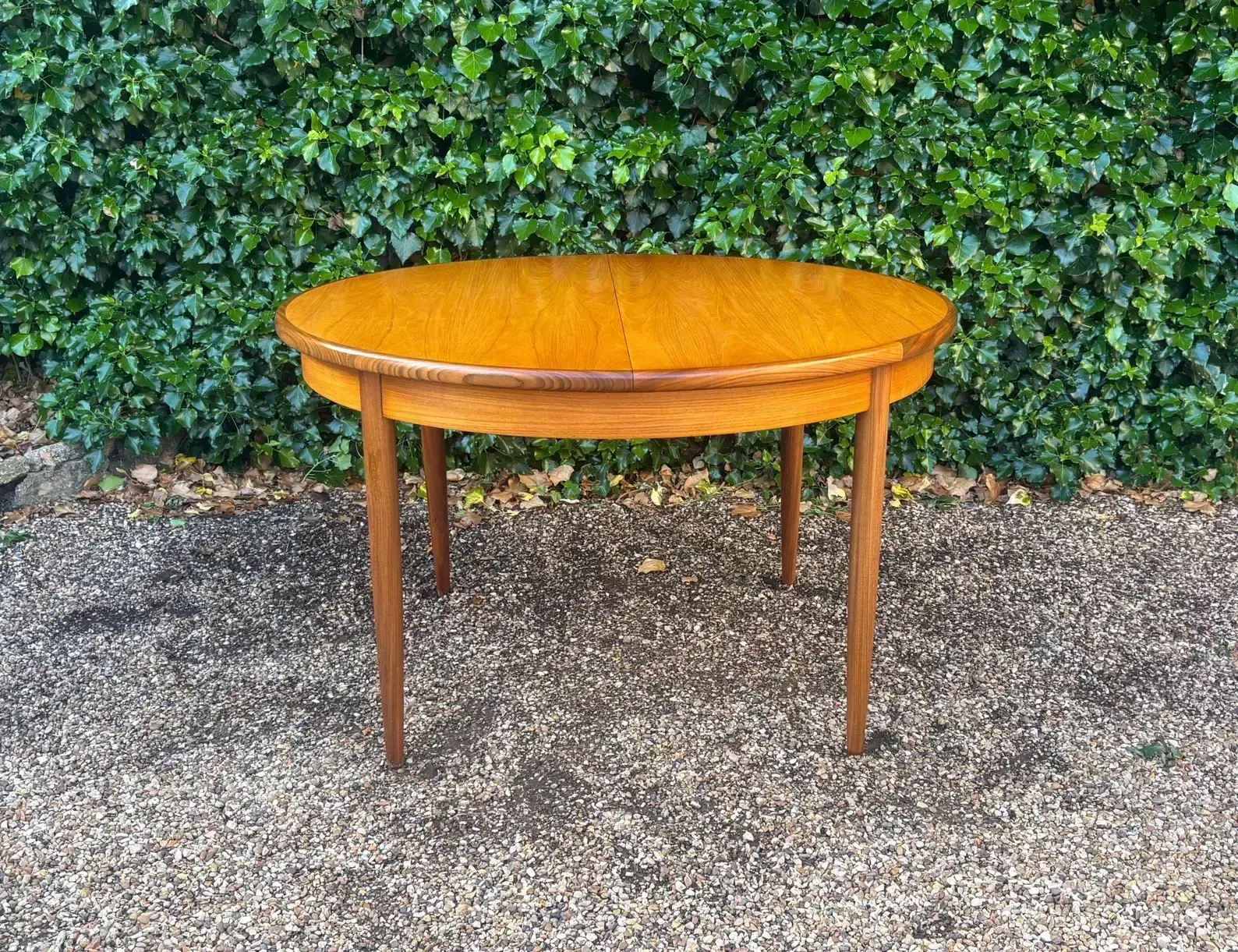 G Plan Mid Century Circular Extendable Dining Table