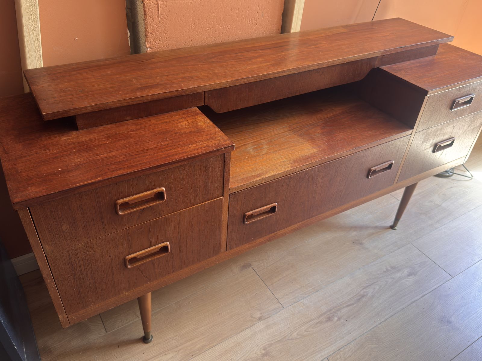Vintage Mid Century Teak Media Unit photo furniture