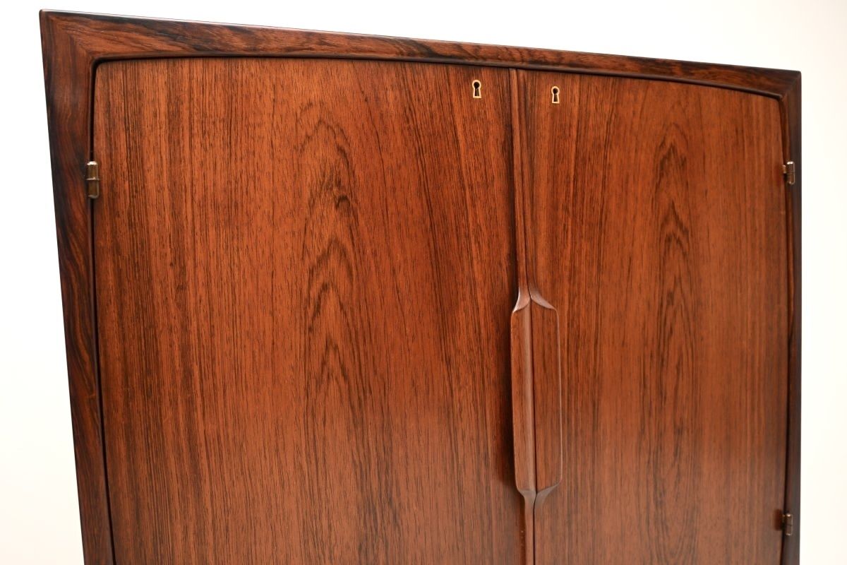 Vintage Scandinavian Rosewood ‘Bacchus’ Drinks Cabinet By Torbjorn Afdal photo Furniture
